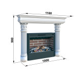 Декоративний камін №18 а