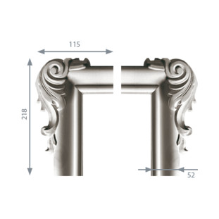 Декоративний кут у-46б h218х115мм
