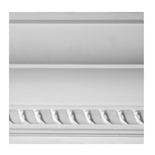 Карниз з гіпсу к-173 h110х95мм