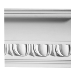 Карниз з гіпсу к-174 h110х105мм