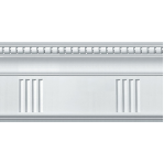 Карниз з гіпсу к-227 h107х157мм