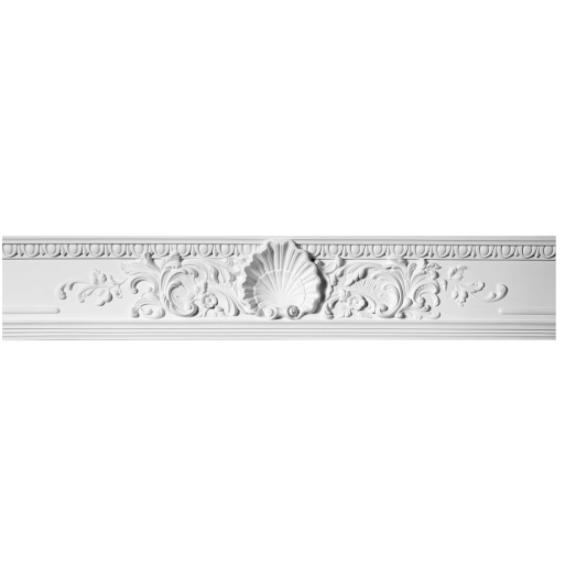 Карниз з гіпсу к-4 h180х48мм