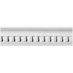 Карниз з гіпсу к-56 h55х25мм