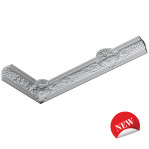 Карниз з гіпсу к-1001 з насиченим малюнком та орнаменом сітки  154х150 мм