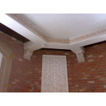 Карниз з гіпсу к-157 h125х70мм