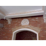 Карниз з гіпсу к-157 h125х70мм