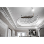 Карниз з гіпсу к-125 h185х185мм