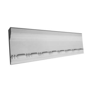 Карниз из гипса к-204а h122х35мм