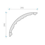 Стельовий карниз К-36 з бетону