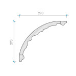 Стельовий карниз К-36а з бетону