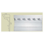 Стельовий карниз К-92 з бетону