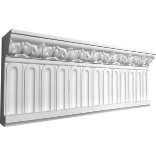 Потолочный карниз К-121 из бетона
