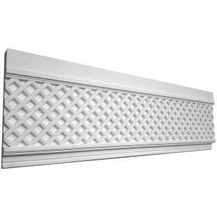 Карниз з гіпсу к-253 h210х42мм