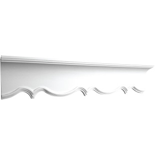 Карниз з гіпсу к-60a h65х45мм