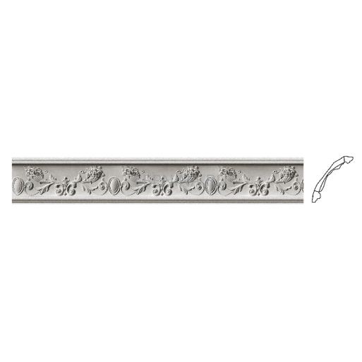 Карниз з гіпсу к-89 h185х150мм