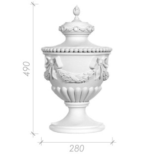 Ваза из гипса h490х280мм