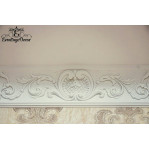 Карниз з гіпсу к-5 h115х70мм