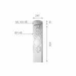 Кронштейн з гіпсу кн-48