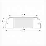 База кругла ФБК 5 h 120 (d300)