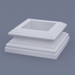 База квадратна ФБК 8 h 210 (d350)