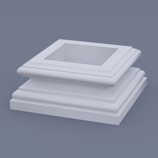 База квадратна ФБК 8 h 210 (d350)