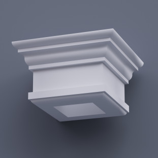 Капітель квадратна ФКК 4 h250 (d250)