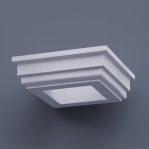 Капітель квадратна ФКК 6 h130 (d300)