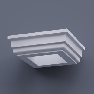 Капітель квадратна ФКК 6 h130 (d300)