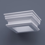 Капітель квадратна ФКК 8 h200 (d350)