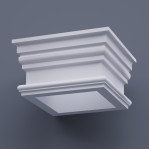 Капітель квадратна ФКК 10 h280 (d400)