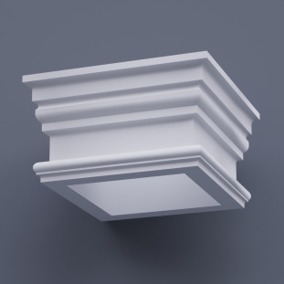 Капітель квадратна ФКК 10 h280 (d400)