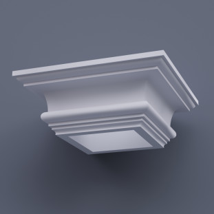 Капитель квадратная ФКК 12 h320 (d450)