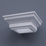 Капітель квадратна ФКК 14 h345 (d500)