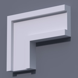 Фасадний молдинг (налічник) ФМ 11 (h 200)