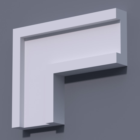 Фасадний молдинг (налічник) ФМ 11 (h 200)