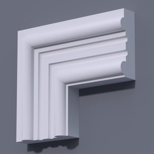 Фасадний молдинг (налічник) ФМ 14 (h 220)