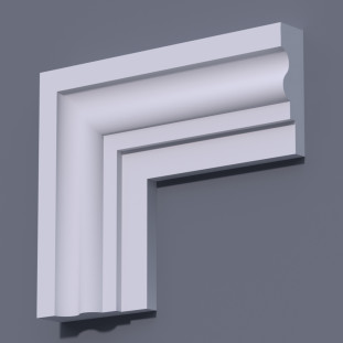 Фасадный молдинг (наличник) ФМ 16 (h 170)
