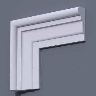 Фасадный молдинг (наличник) ФМ 17 (h 150)