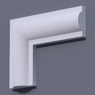 Фасадний молдинг (наличник) ФМ 19 (h 100)