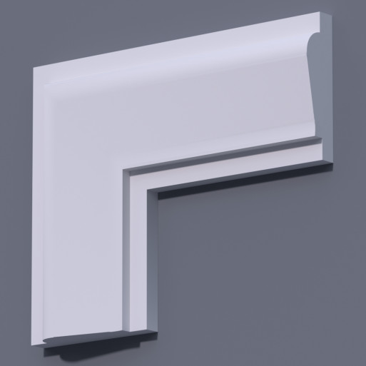 Фасадний молдинг (наличник) ФМ 22 (h 190)