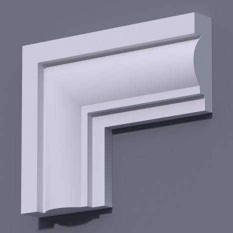 Фасадний молдинг (наличник) ФМ 25 (h 120)