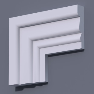 Фасадный молдинг (наличник) ФМ 28 (h 140)