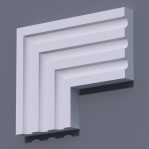 Фасадний молдинг (наличник) ФМ 32 (h 170)