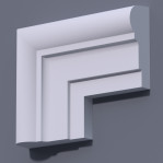 Фасадний молдинг (наличник) ФМ 33 (h 160)