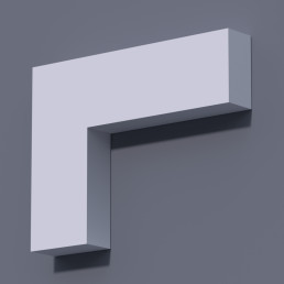 Фасадний молдинг (наличник) ФМ 4 (h 100)