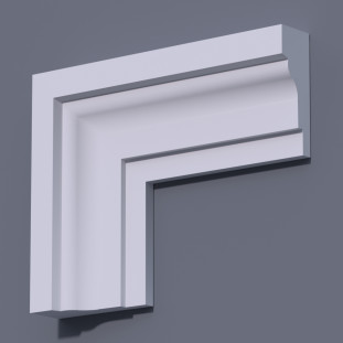 Фасадний молдинг (наличник) ФМ 6 (h 140)