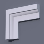 Фасадний молдинг (наличник) ФМ 7 (h 120)