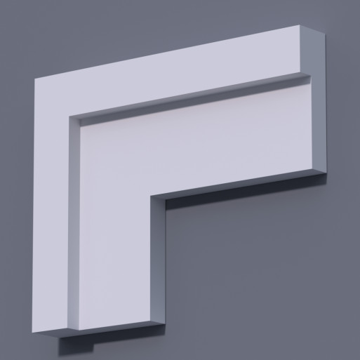 Фасадний молдинг (наличник) ФМ 9 (h 150)