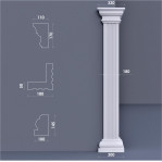 Пілястра кутова ФПЛ 1 w 180