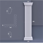 Пілястра кутова ФПЛ 5 w 300